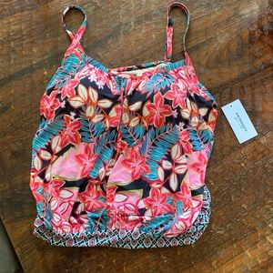 Swimsuits for All Blouson Tankini Top